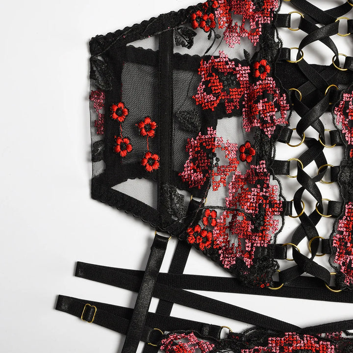 Lune™ | Ensemble de Lingerie Élégante en 3 Pièces